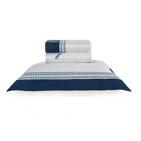 Jogo de Cama Solteiro Cavaliere 300 Fios Trussardi 1,70 x 2,80 m