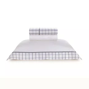 Jogo de Cama Solteiro Cirello 300 Fios Trussardi Estampado 170cm x 280cm