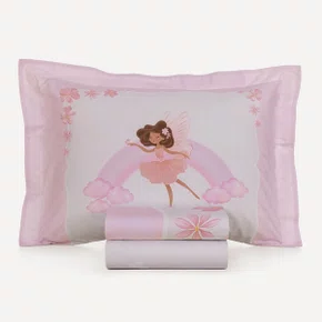 Jogo de Cama Solteiro Infantil Graciela 200 Fios Karsten