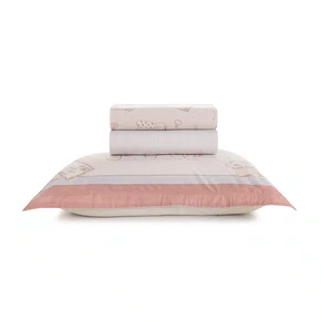 Jogo de Cama Solteiro Jolie 200 Fios Karsten 1,80x2,50