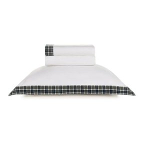 Jogo de Cama Solteiro Tobias 200 Fios Karsten Estampado 1,80 x 2,50 m