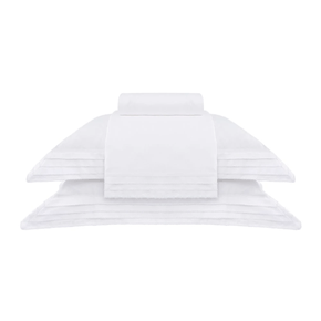 Jogo de Cama Super King 400 Fios Palladio Buddemeyer Luxus Branco 