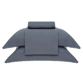 Jogo de Cama Super King 500 Fios Menfis Buddemeyer Luxus Carbono