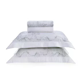 Jogo De Cama Super King Aironi 300 Fios Bambu Trussardi 2,80 x 2,80 m