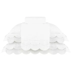 Jogo De Cama Super King Aria 400 Fios Buddemeyer Luxus Branco 280cm x 290cm