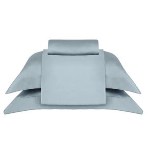 Jogo De Cama Super King Basquiat 400 Fios Buddemeyer Luxus Azul Balsamo 2,80 x 2,80 m