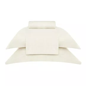 Jogo De Cama Super King Basquiat 400 Fios Buddemeyer Luxus Bege Duna 280cm x 280cm