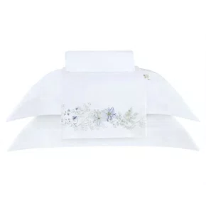 Jogo De Cama Super King Catalina 400 Fios Buddemeyer Luxus Estampado 280cm x 290cm