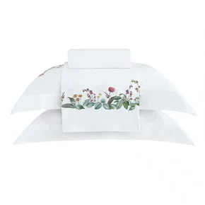Jogo de Cama Super King Fiorella 400 Fios Buddemeyer Luxus Estampado 280cm x 290cm