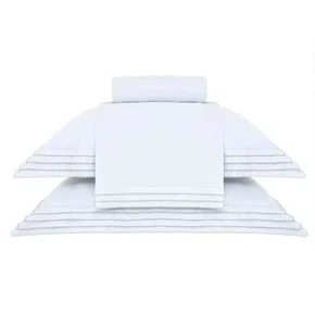 Jogo de Cama Super King Palladio 400 Fios Buddemeyer Luxus Azul Frost/Azul 280cm x 280cm