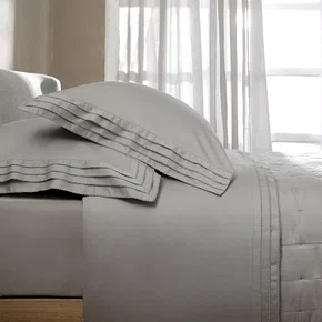 Jogo de Cama Super King Palladio 400 Fios Buddemeyer Luxus Verde Glace/Verde 280cm x 280cm