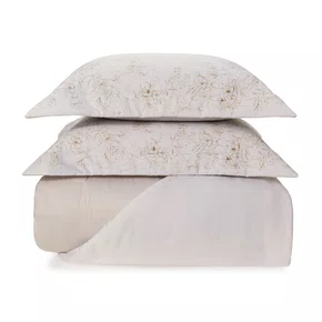 Jogo De Colcha Casal Saltarello 300 Fios Trussardi 2,20 x 2,60 m