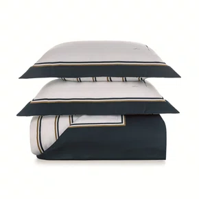 Jogo de Colcha Casal Veleiro 300 Fios Trussardi Estampado 240cm x 280cm