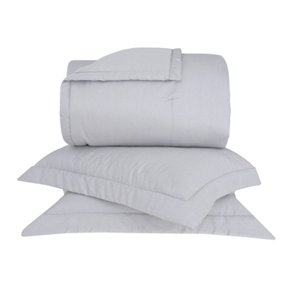 Jogo De Colcha Queen Bud Vision Basilic 270 Fios Buddemeyer 2,60 x 2,50 m