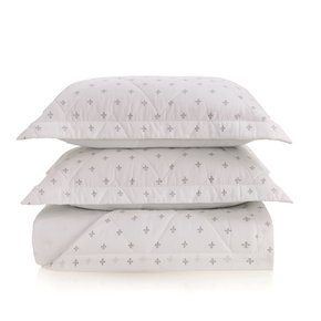 Jogo De Colcha Queen Firenze 300 Fios Trussardi 2,60 x 2,80 m