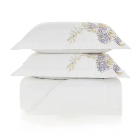 Jogo De Colcha Queen Margutta 300 Fios Egípcio Trussardi Estampado 260cm x 280cm