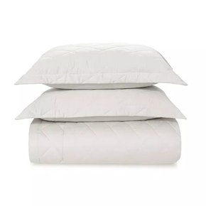 Jogo De Colcha Super king Bossa 300 Fios Egípcio Karsten Branco 3,20x2,80 m