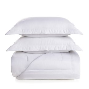 Jogo De Colcha Super King Dante 300 Fios Trussardi Branco 3,10 x 2,80 cm