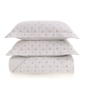 Jogo De Colcha Super King Firenze 300 Fios Trussardi 3,10 x 2,80 m