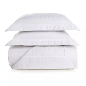 Jogo De Colcha Super King Fratelli 300 Fios Trussardi Branco 3,10 x 2,80 m