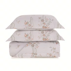 Jogo de Colcha Super King Narciso 200 Fios Trussardi Estampado 290cm x 250cm
