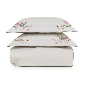 Jogo De Colcha Super King Rosette 300 Fios Trussardi 3,10 x 2,80 m