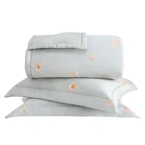 Jogo De Colcha Super King Vision Flora 270 Fios Buddemeyer 2,90 x 2,50 m