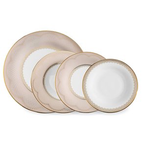Jogo de Jantar 24 Peças em Porcelana Grace Porcel