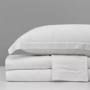 Jogo De Lençol Queen Bamboo Artelassê Branco