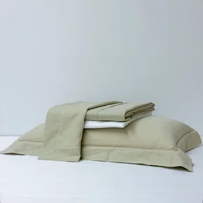 Jogo De Lençol Queen Noronha Linho Artelassê Kaki