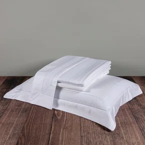 Jogo De Lençol Queen Savona 700 Fios Artelassê Branco