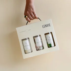 Kit 03 Mini Águas Perfumadas Lenvie 200 ml