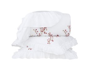 Kit 03 Peças Colcha Super King Arles Buddmeyer Luxus Branco