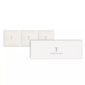 Kit 03 Sabonetes Em Barras Fiore Di Iris Trussardi