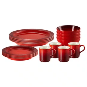 Kit 16 Peças De Jantar Vancouver Le Creuset Vermelho