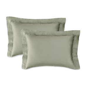 Kit 2 Fronhas Galieno 300 Fios Trussardi Pistacchio 50 x 70