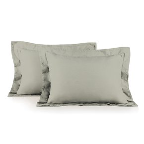 Kit 2 Fronhas Novoli 200 Fios Trussardi Grigio 50 x 70 cm