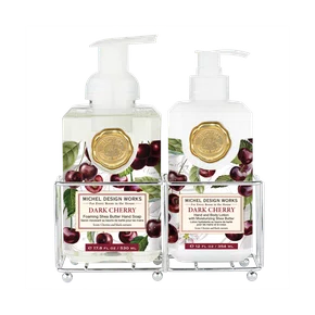 Kit 2 Peças Hidratante e Sabonete Líquido Dark Cherry Michel Design Works