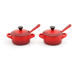 Kit 2 Potes Para Molho/Condimento Vermelho Le Creuset