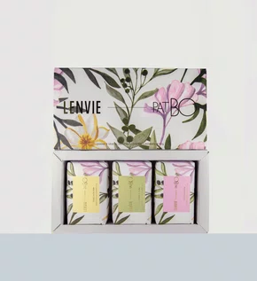 Kit 3 Sabonetes Em Barra Patbo Mix Lenvie 150 g