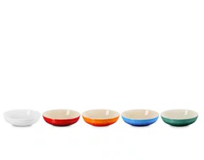 Kit 5 Pratos Fundos Le Creuset Multicolor 20 cm