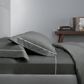 Kit Capa para Edredom Queen Nilo 500 Fios Buddemeyer Luxus Verde Pinheiro/Bege 2,60 x 2,40 m