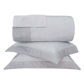 Kit Colcha Queen Linho Tropez Buddemeyer Luxus Estampado