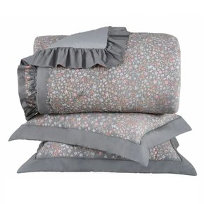 Kit Colcha Super King Aster Buddemeyer Luxus Estampado 3,10 x 2,60 m