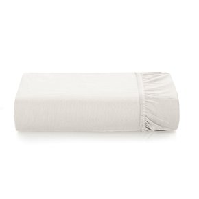 Lençol Com Elástico Queen Bossa 300 Fios Karsten Branco 1,60 x 2,00 m
