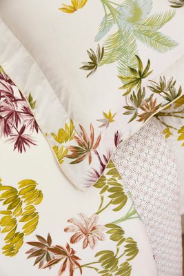 Lençol de Cima Laos Super King Estampado 200 Fios Yves Delorme 2,90 x 2,95 cm