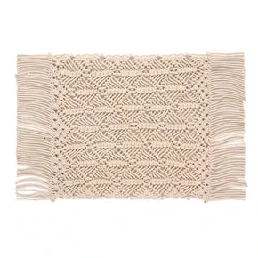 Lugar Americano Macrame Zoe Copa&Cia