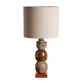 Luminária Kansas com Cúpula em Sarja Crua