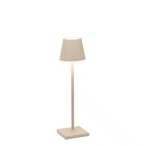 Luminária Recarregável Poldina Micro Zafferano Itália Areia