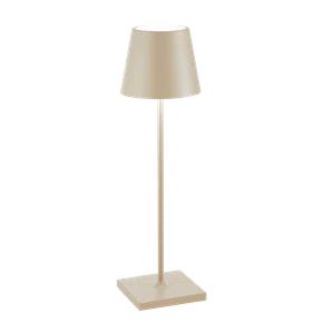 Luminária Recarregável Poldina Pro Zafferano Itália Areia